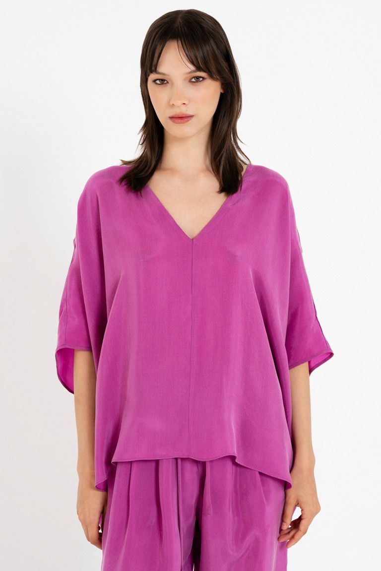 cupro oversized blouse philosophy