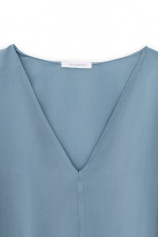 cupro oversized blouse philosophy