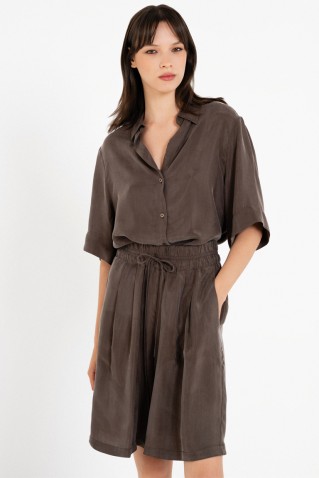 long cupro shorts philosophy