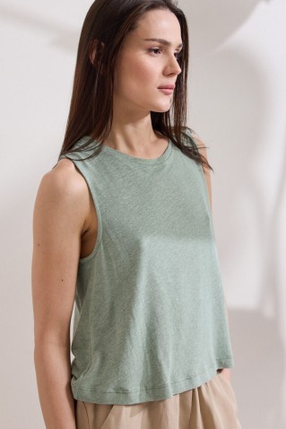 "azaria" αμανικη μπλουζα namaste