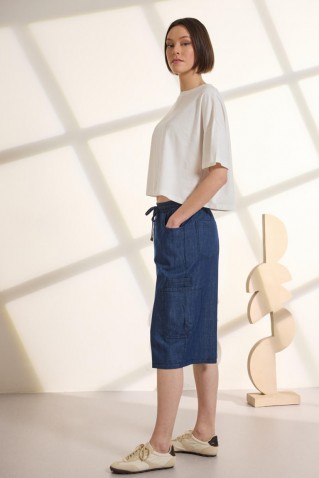 "saphira" denim bermuda namaste