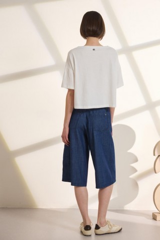 "saphira" denim bermuda namaste