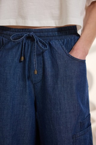 "saphira" denim bermuda namaste