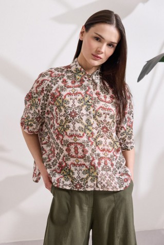 "patricia" printed shirt namaste