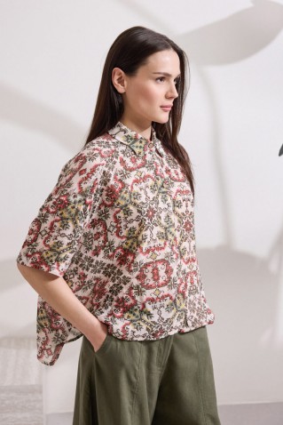 "patricia" printed shirt namaste