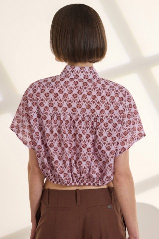 "coronelle" cropped shirt namaste