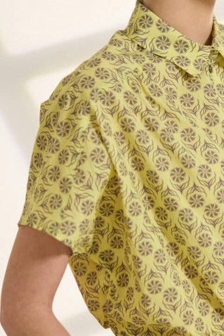 "coronelle" cropped shirt namaste