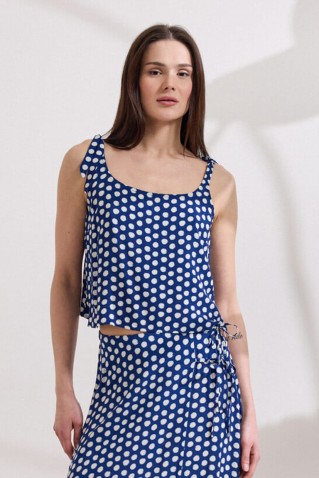 "liselle" πουα τοπ namaste