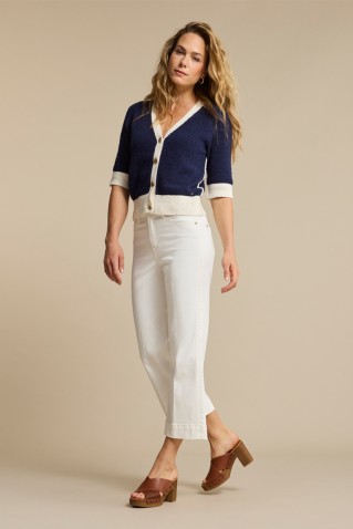 "conny fancy stitching" pants red button