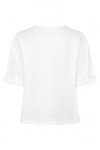 "terry chestprint" sweater red button