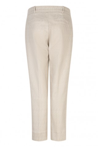 "kate smart print" pants red button