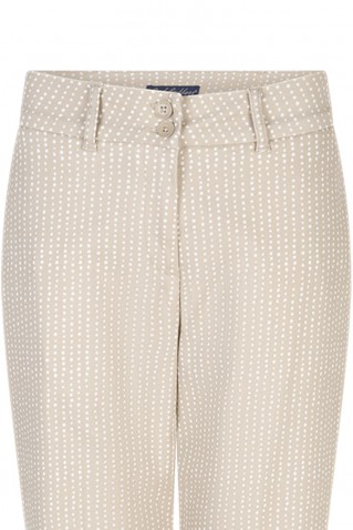 "kate smart print" pants red button