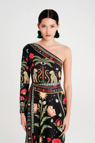 eternity one shoulder long dress peace & chaos