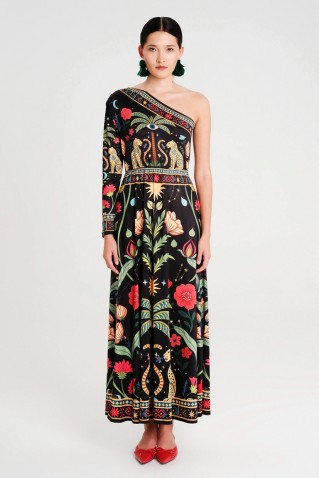 eternity one shoulder long dress peace & chaos