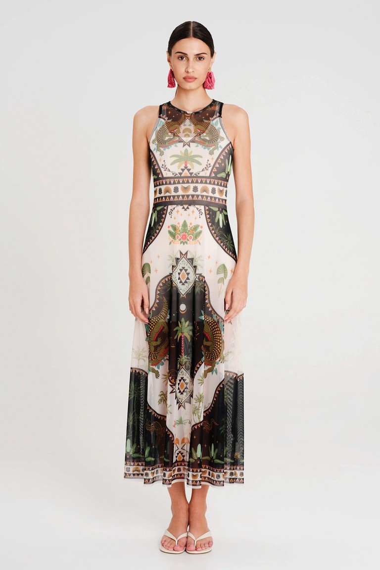 reptile long dress peace & chaos