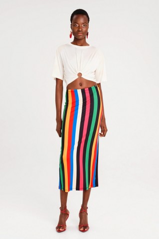 rhythum midi skirt peace & chaos