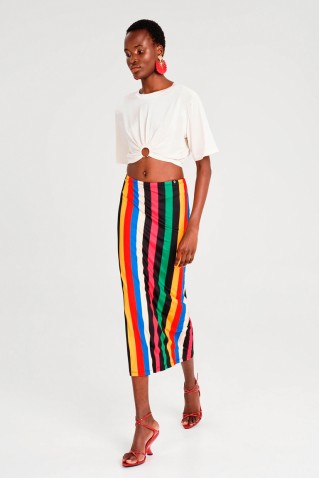 rhythum midi skirt peace & chaos
