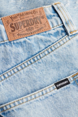 "mid rise" denim shorts superdry & co