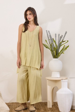 "calanthe" trousers + top + necklace set namaste