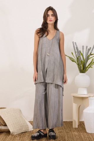 "calanthe" trousers + top + necklace set namaste