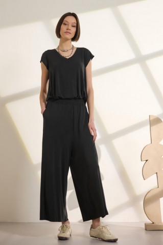 "divra" cropped wide leg pants namaste