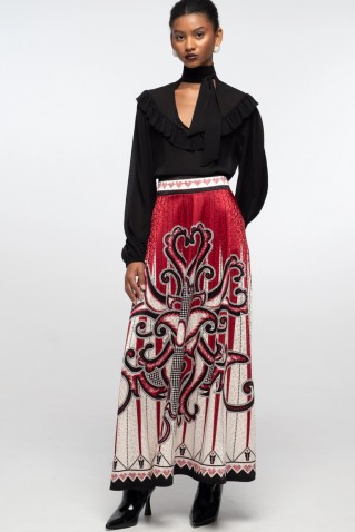 alchemy long skirt peace & chaos