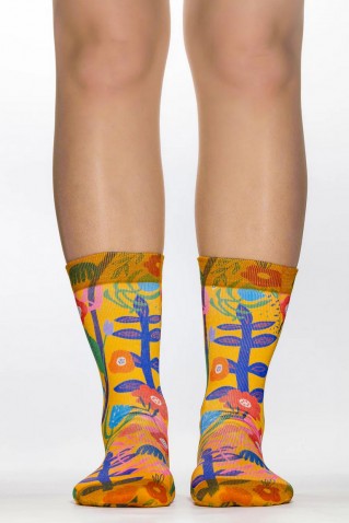 flower line 1 socks wigglesteps