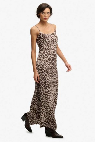 printed maxi slip dress superdry & co