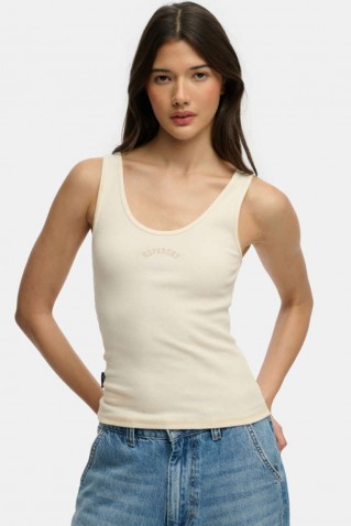logo scoop vest tee superdry & co