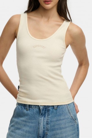 logo scoop vest tee superdry & co