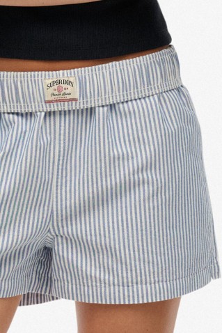 cotton stripe elastic short superdry & co