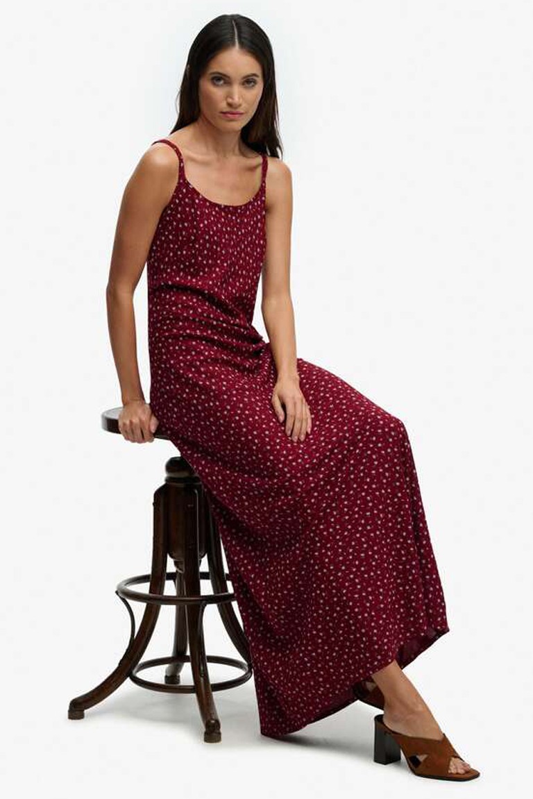 printed cami maxi dress superdry & co