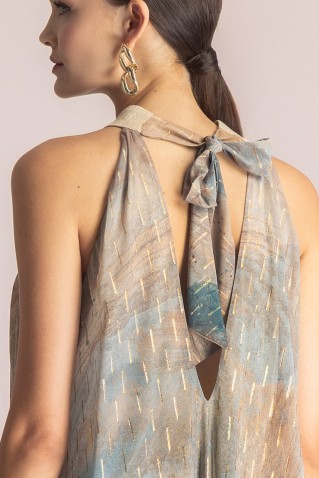 μακρυ φορεμα moutaki