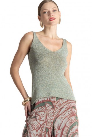 πλεκτη μπλουζα moutaki