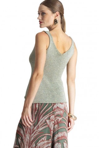 πλεκτη μπλουζα moutaki