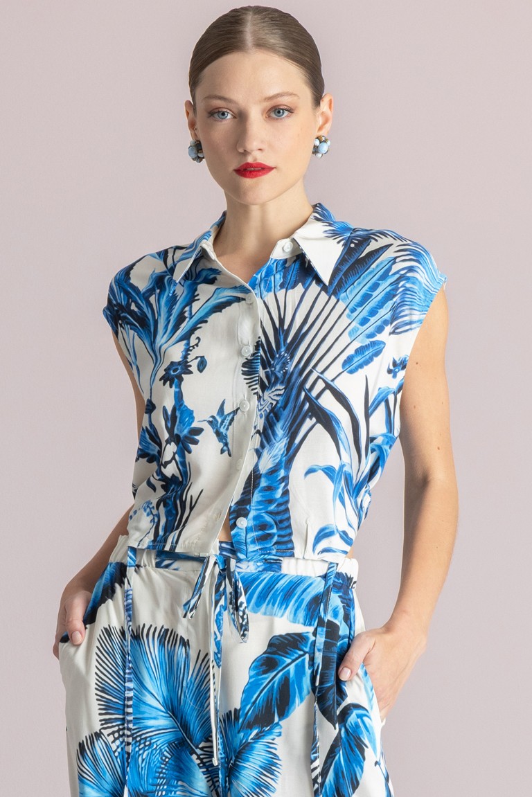 printed shirt moutaki