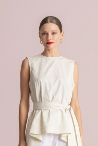 sleeveless top moutaki