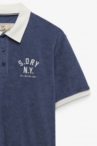 heritage terry polo blouse superdry & co