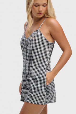 gingham cami playsuit superdry & co