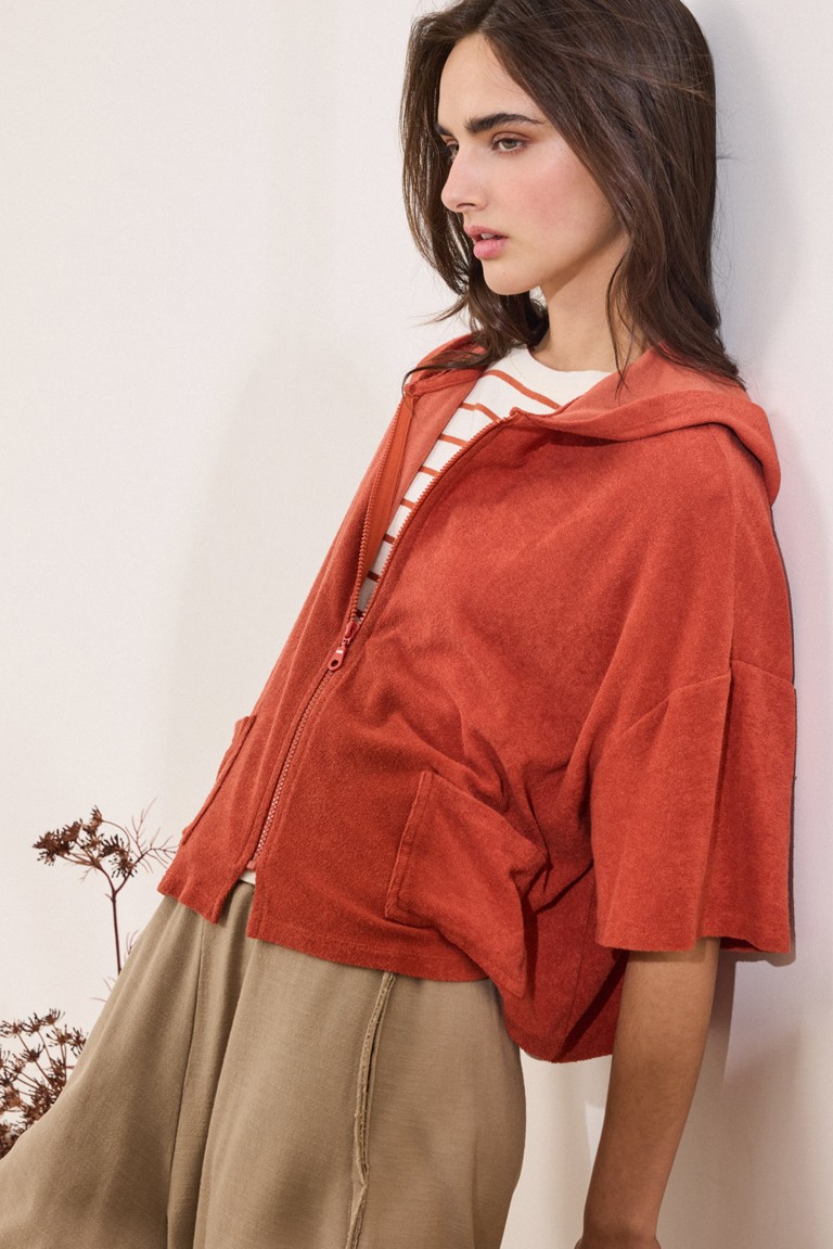 "anvika" hooded jacket namaste