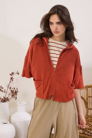 "anvika" hooded jacket namaste