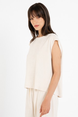 terry cropped top philosophy