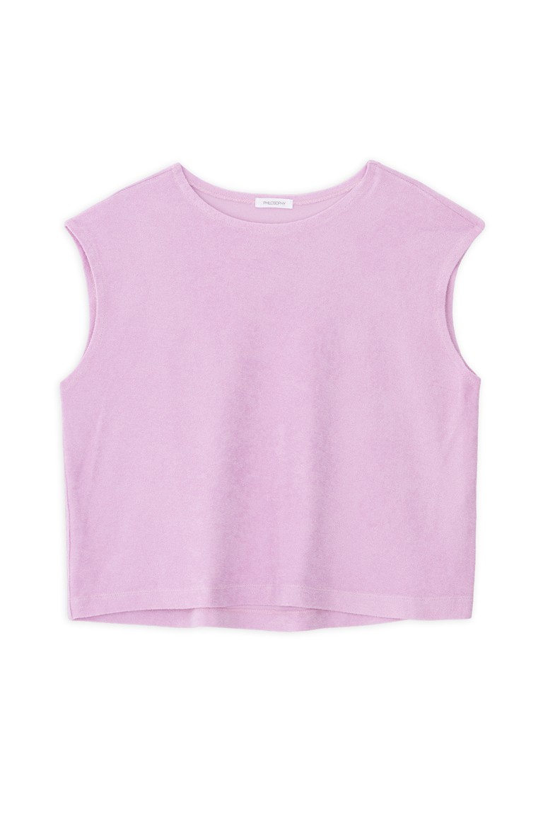 terry cropped top philosophy
