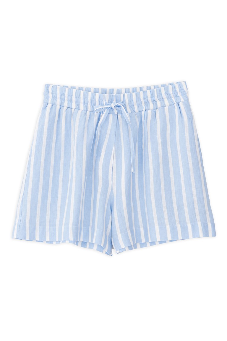 linen stripes shorts philosophy