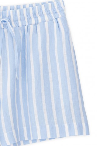 linen stripes shorts philosophy