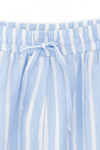 linen stripes shorts philosophy