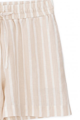 linen stripes shorts philosophy