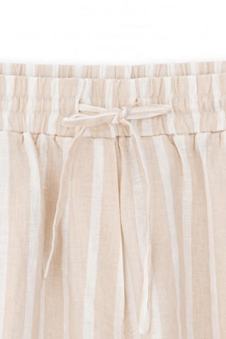 linen stripes shorts philosophy