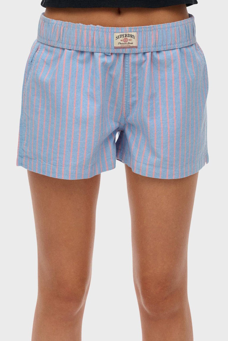 cotton stripe elastic short superdry & co