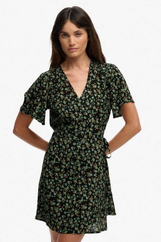 mini swing wrap dress superdry & co